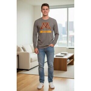Minnesota Golden Gophers College Hockey Long Sleeve T Shirt College Mn Usa